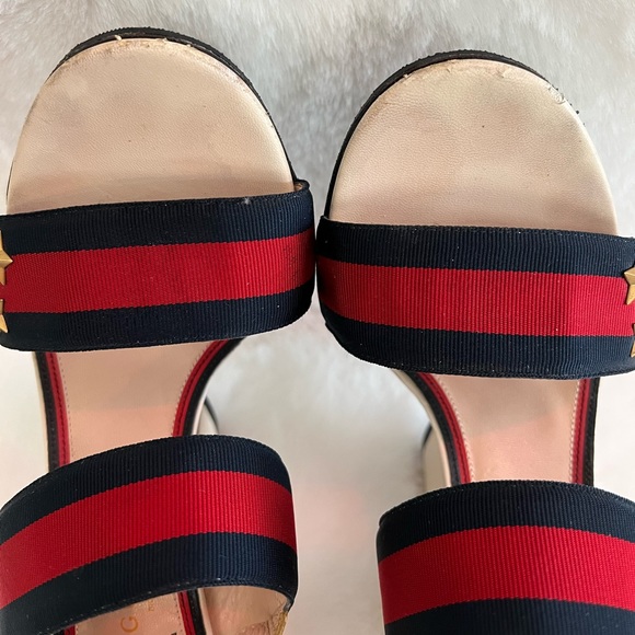 Authentic Gucci Ankle-Strap Sandals size 36.5 - Picture 5 of 13